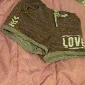 Purple pinkish love shorts